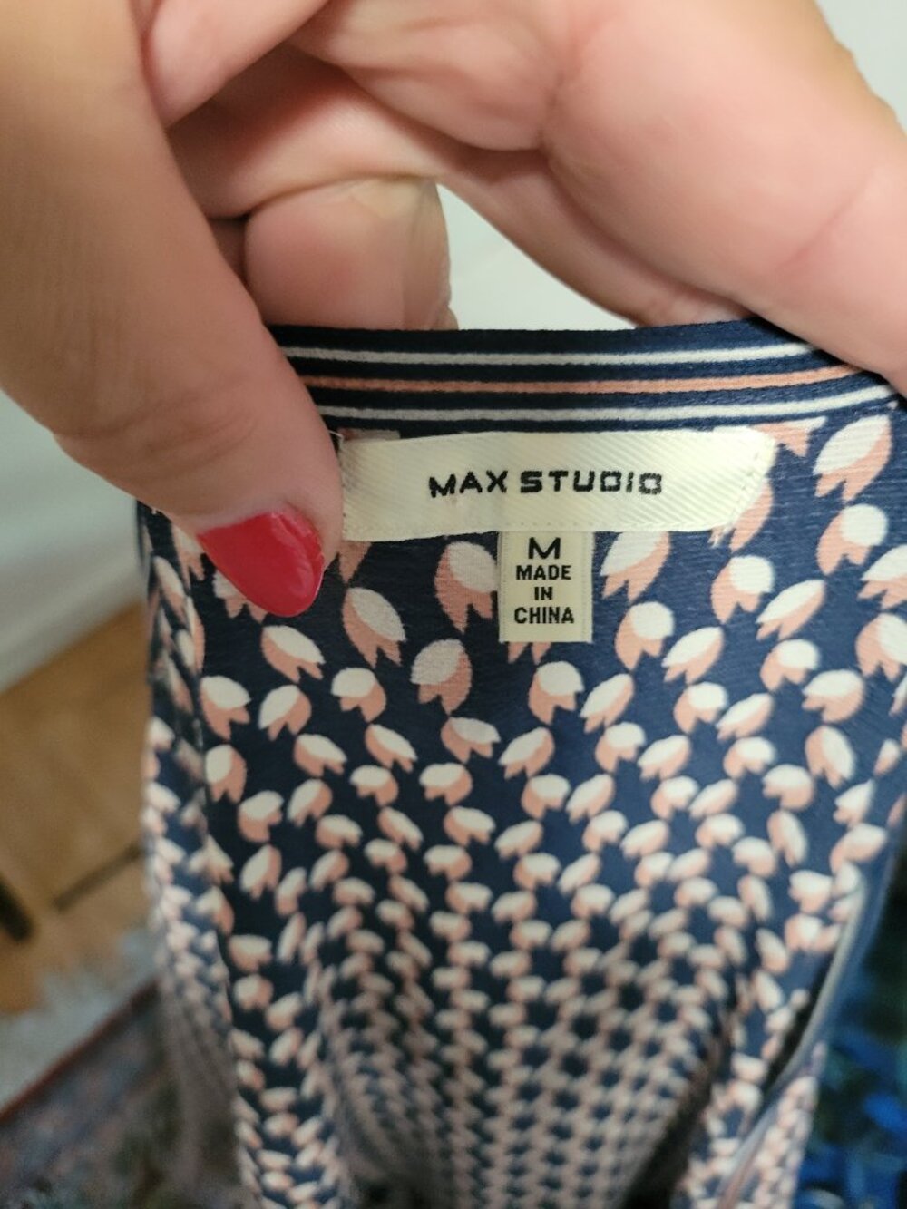 Max Studio Wrap Dress Mini With Ruffles Size M - Picture 2 of 6